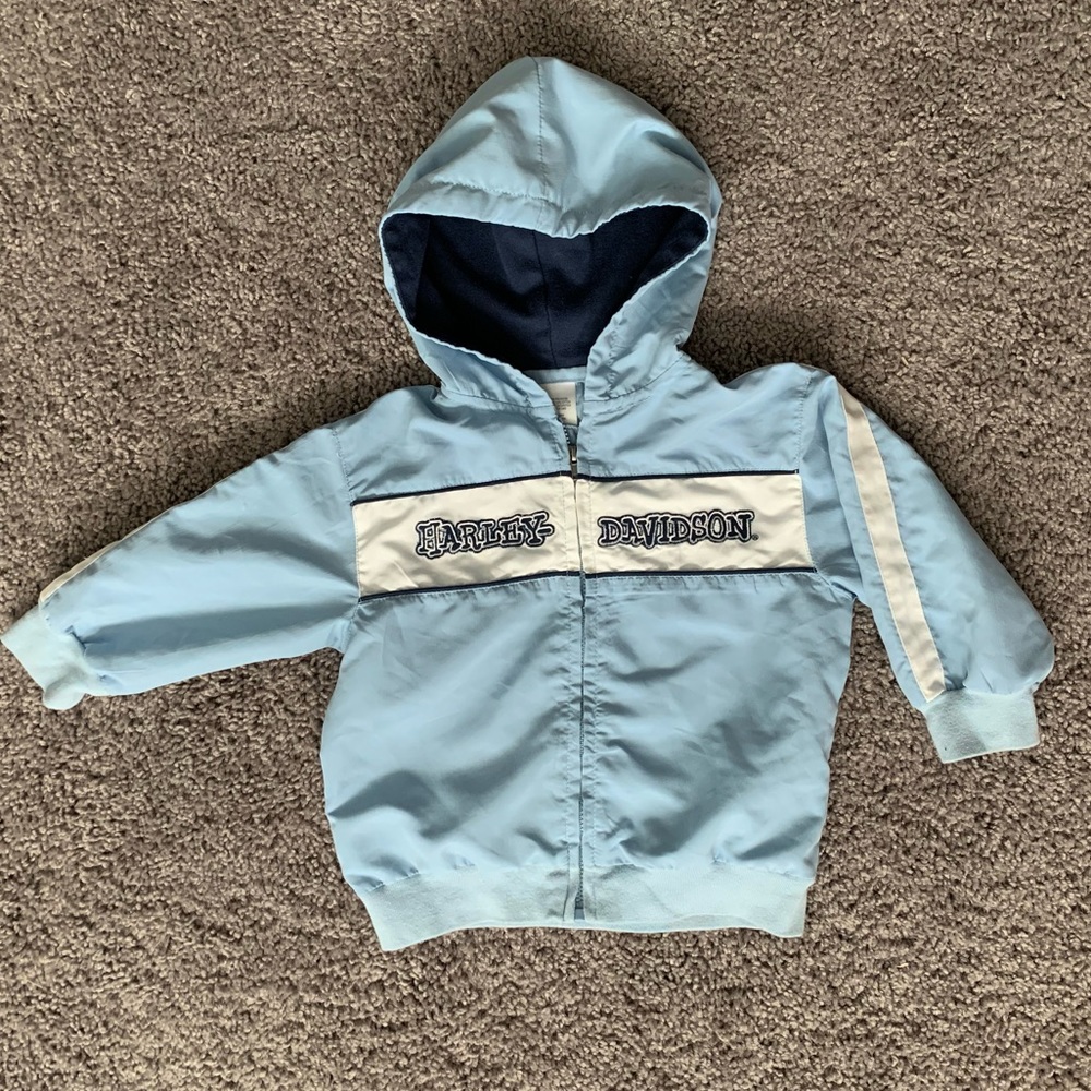 💙 Harley-Davidson blue toddler jacket